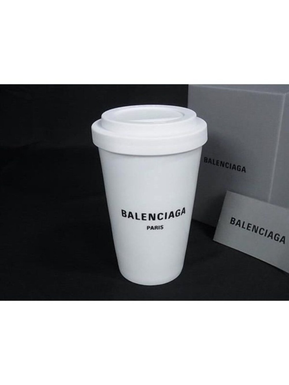 Balenciaga Cities Paris Tumbler Coffee Cup Tableware White